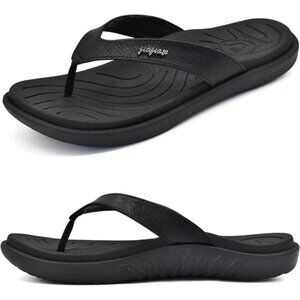 Womens Fashion Orthotic Flip Flops Ladies Slip On Lightweight